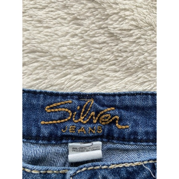Silver Women’s Jean Shorts Distressed Waist 28 Sammy Short - Picture 5 of 12